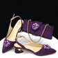 New Fashionable Red Color Pointed Top Ladies Shoes. Matching Bag Set For  Women Wedding Party Pump.
