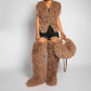 Spice Girl Solid Color Plush Women&