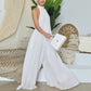 Women Jumpsuit Wide Leg. Summer Elegant Long Pants Jumpsuit. Women Sleeveless Halter Neck Sets High Streetwear.