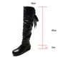 New Fashion Woman’s Autumn Winter Boots.Female Stretch PU Leather Shoes.