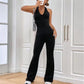Black Long Jumpsuits for Woman.Sexy Backless Jumpsuit. Woman Sleeveless Corset Bodysuit.  Women Summer Halter Overalls Women.