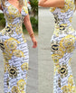 Sexy Dress Women Summer  New Fashion Baroque Letter Print Sleeveless Elegant Long Dresses Female Vestido Clothes.
