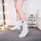 Canvas Long Boots for Women. High Top Women Canvas Shoes. Lace Up Knee High Boots. Flats Casual Vulcanized Shoes Sneakers Girls.