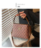 Handheld Bucket Bag For Women Shoulder Crossbody Bag. Fashion Large Capacity Trendy Handbag. Versatile Compartment Underarm Letter Bag.