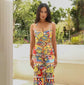 Printed Halter Split Backless Party Sexy Dress. Elegant Spaghetti Strap Long Dress Women  Summer Dress