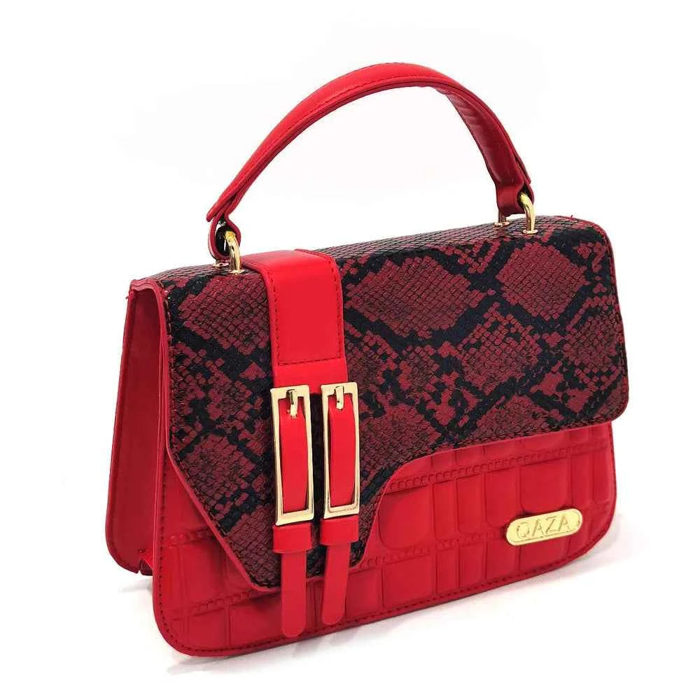 Italian Designed Snake Pattern Color Matching Platform Thick Soled Women&