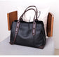 2024 Winter Spring Lichee Genuine Leather Women Shoulder Handbag Large Capacity Soft Cowhide Pacthwork Female Tote Bag