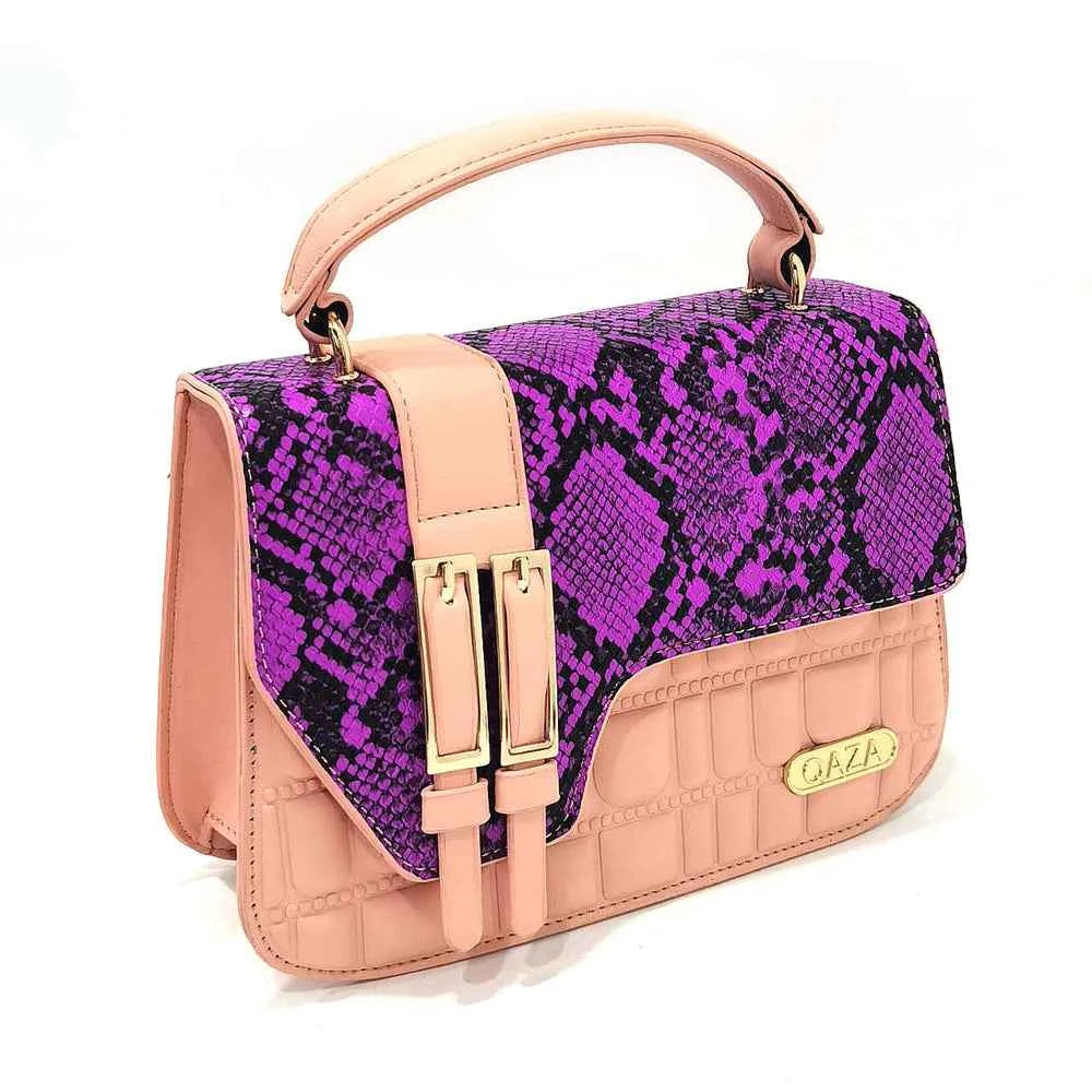 Italian Designed Snake Pattern Color Matching Platform Thick Soled Women&