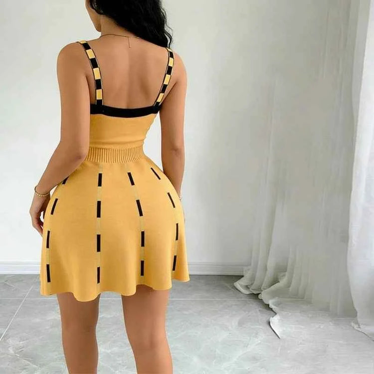 Button Front Knit Sweater Dress. Women&