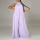 Women Jumpsuit Wide Leg. Summer Elegant Long Pants Jumpsuit. Women Sleeveless Halter Neck Sets High Streetwear.