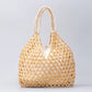 Hand Woven Handbag. New Retro Versatile Summer Vacation Handheld Bag. Women&