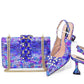 Italian Shoes and Bags Matching Good Quality Designer Bag and Shoes Set Crystal Butterfly-knot Women Pumps Shoes Set Woman Bags.