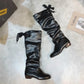 New Fashion Woman’s Autumn Winter Boots.Female Stretch PU Leather Shoes.