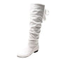 New Fashion Woman’s Autumn Winter Boots.Female Stretch PU Leather Shoes.