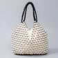 Hand Woven Handbag. New Retro Versatile Summer Vacation Handheld Bag. Women&