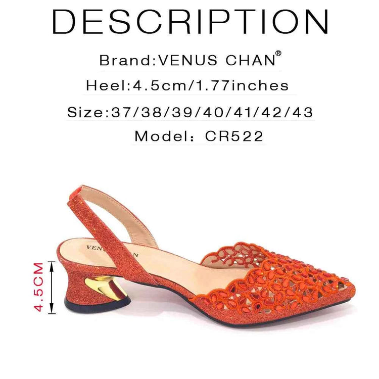 V-Chan 2024 Royal Blue Shoe And Bag With Elegant High Heels Shoes Italian Popular Design African Ladies Shoes Bag Set