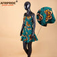 Clothes for Women Crop 2 Piece Set Sexy Party Print Attire Ankara Outfits Dresses.