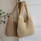 Women Large Capacity Shoulder Bags. Handmade Straw Woven Fashion Women Large Capacity Shoulder Bags.