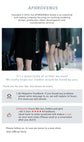 Promotional text about the APHROVENUS brand with a blurred image of people in black outfits.