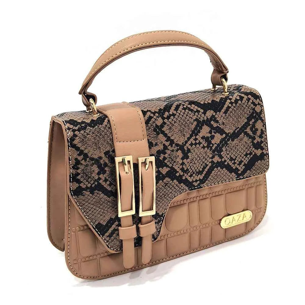 Italian Designed Snake Pattern Color Matching Platform Thick Soled Women&