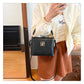 Handheld Bucket Bag For Women Shoulder Crossbody Bag. Fashion Large Capacity Trendy Handbag. Versatile Compartment Underarm Letter Bag.