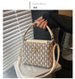 Handheld Bucket Bag For Women Shoulder Crossbody Bag. Fashion Large Capacity Trendy Handbag. Versatile Compartment Underarm Letter Bag.