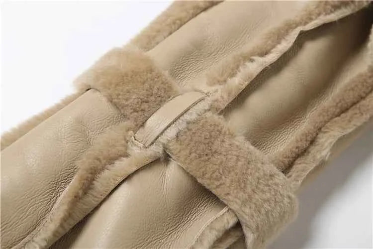 Weird Puss Furry Patchwork Women Crop Jacket Hipster Full Sleeve Open Stitch Hipster Streetwear Warm Outwear Basic Wild Coat