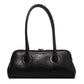 Classic Leather Handbag. Retro Simple Shoulder Underarm Bag. Elegant Stylish Baguette Tote Bag.