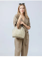 Hand Woven Handbag. New Retro Versatile Summer Vacation Handheld Bag. Women&