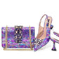 Italian Shoes and Bags Matching Good Quality Designer Bag and Shoes Set Crystal Butterfly-knot Women Pumps Shoes Set Woman Bags.
