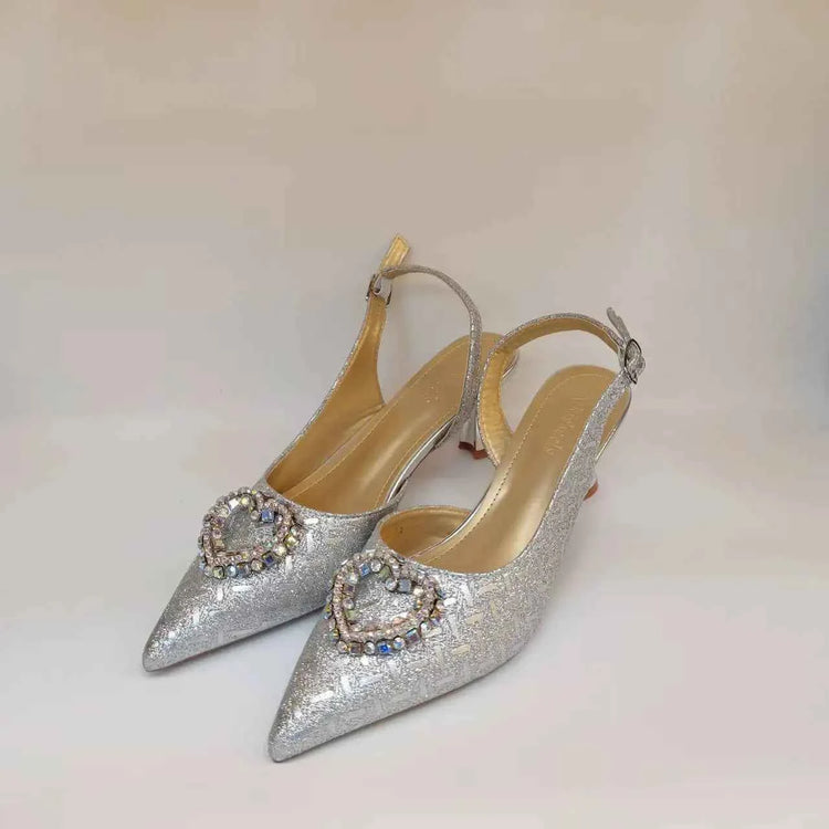 Italian Shoes and Bags Matching Set Women Heel Party Italian Design Wedding High Heels With Match Bags Good Quality